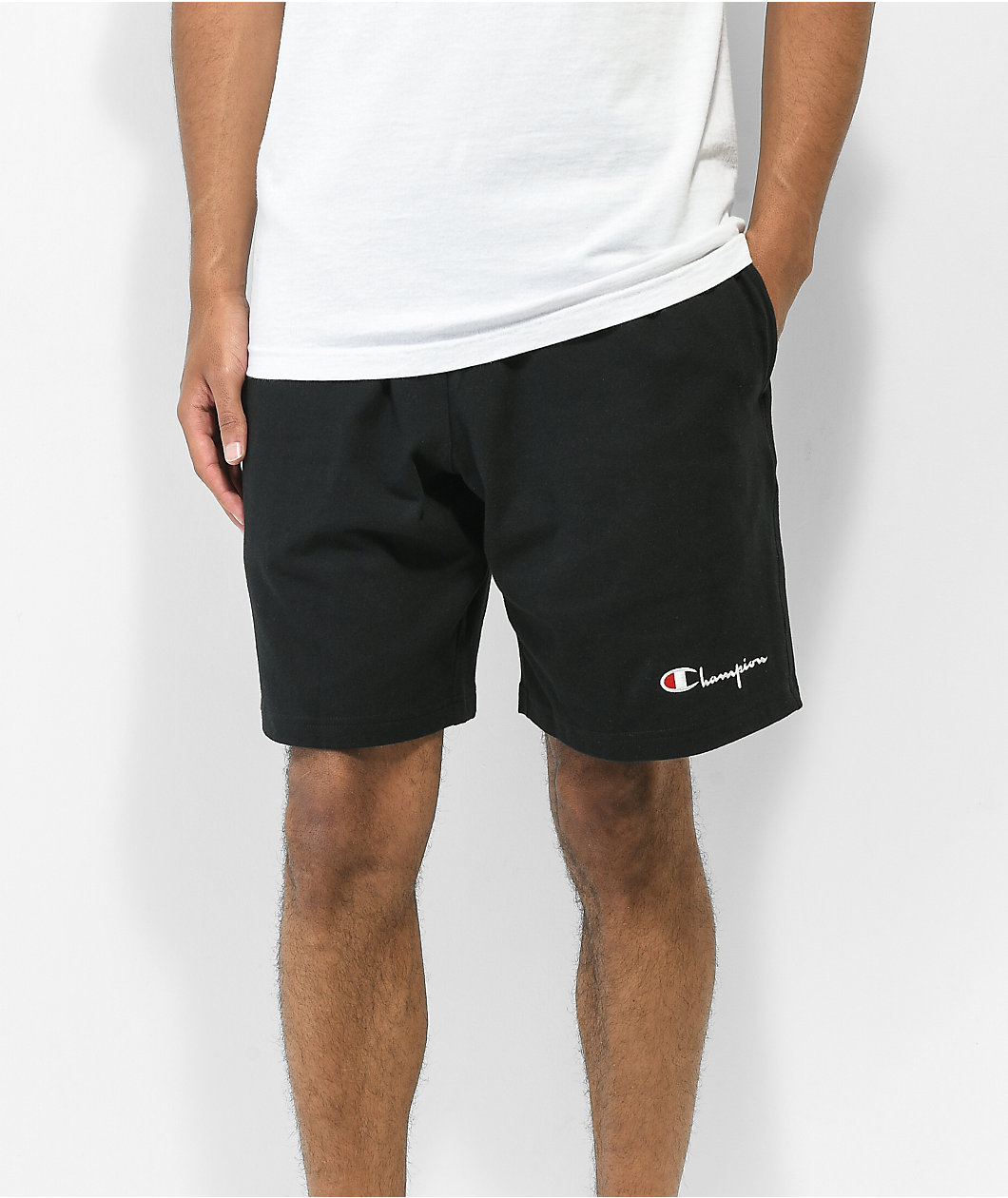 Order High Quality Champion Heavyweight Jersey Black Sweat Shorts items and free shipping for orders above